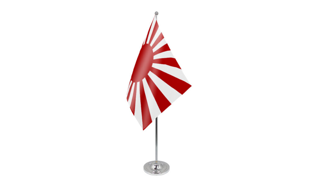 Japan Rising Sun Satin Table Flag Welcome to Flag Superstore