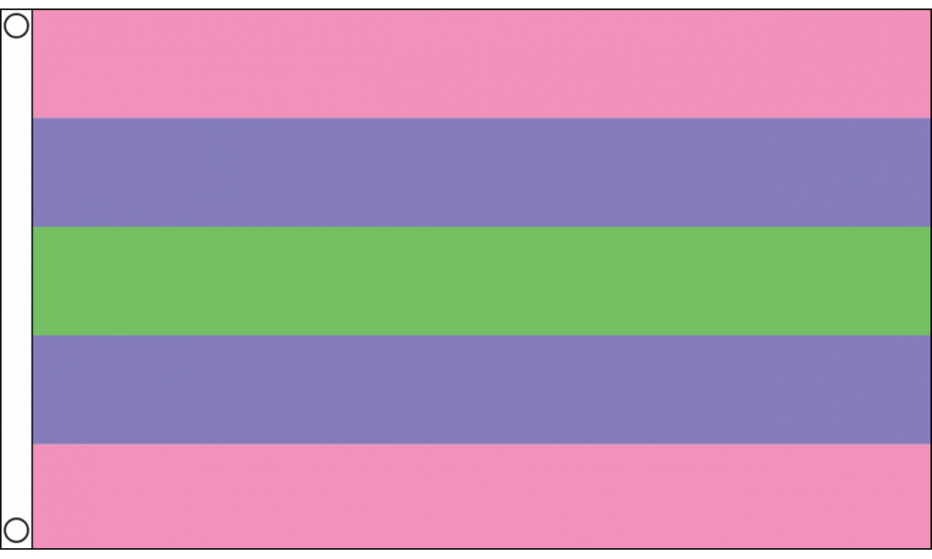 Trigender Flag 5 X 3 FT